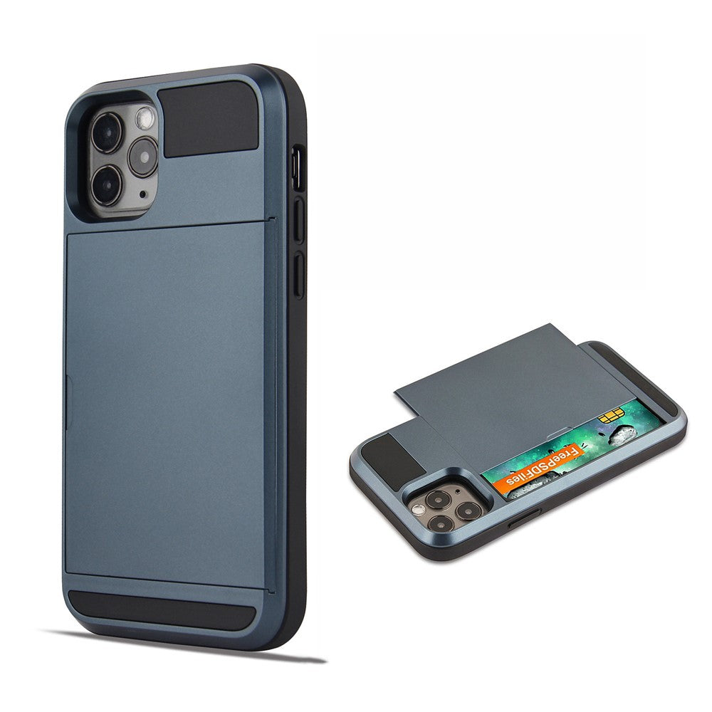 PC + TPU with Card Holder Shell for iPhone 12 Pro/12