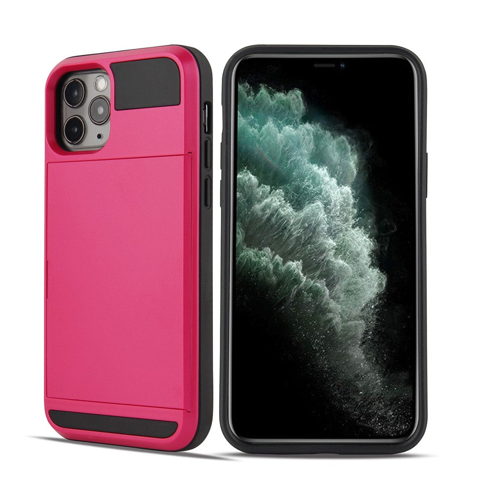 PC + TPU with Card Holder Shell for iPhone 12 Pro/12