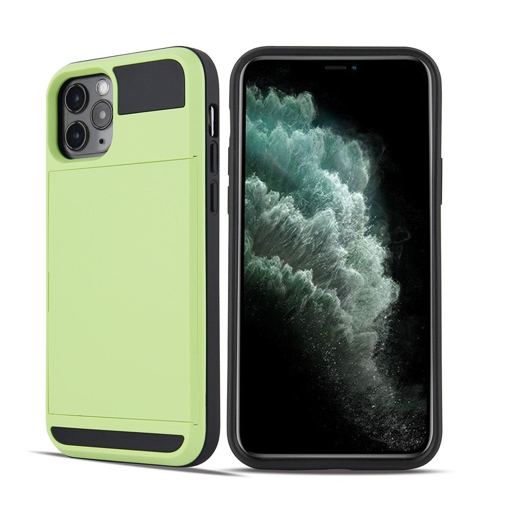 PC + TPU with Card Holder Shell for iPhone 12 Pro/12