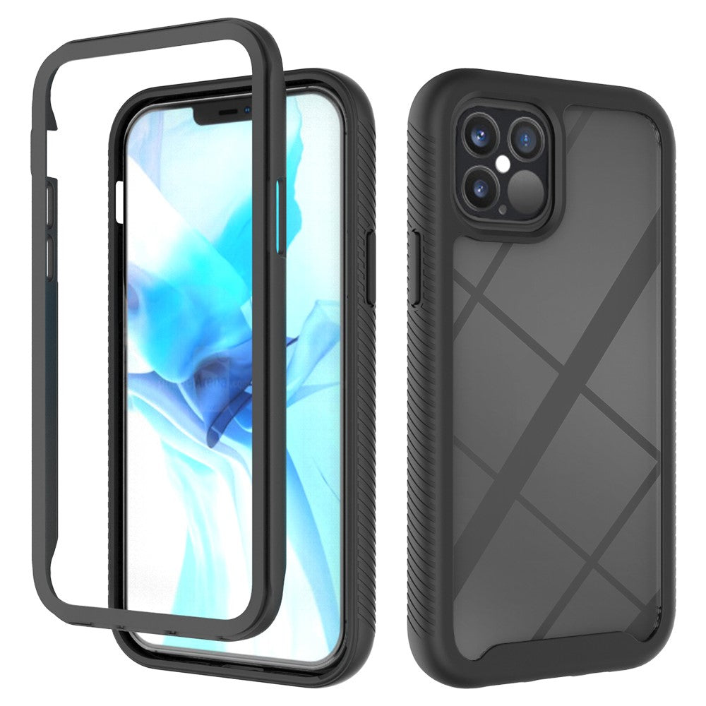 Stødsikkert PC + TPU hybridcover til iPhone 12 Pro/12