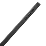 QIALINO Kalveskindslæderbelagt PC-cover til iPhone 12 mini 5,4 tommer, Ridsefast beskyttende telefoncover