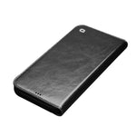 QIALINO Til iPhone 12 Pro Max 6.7 tommer Ægte Koskind Læder Telefoncover Pung Stander Stødsikkert Beskyttelsescover
