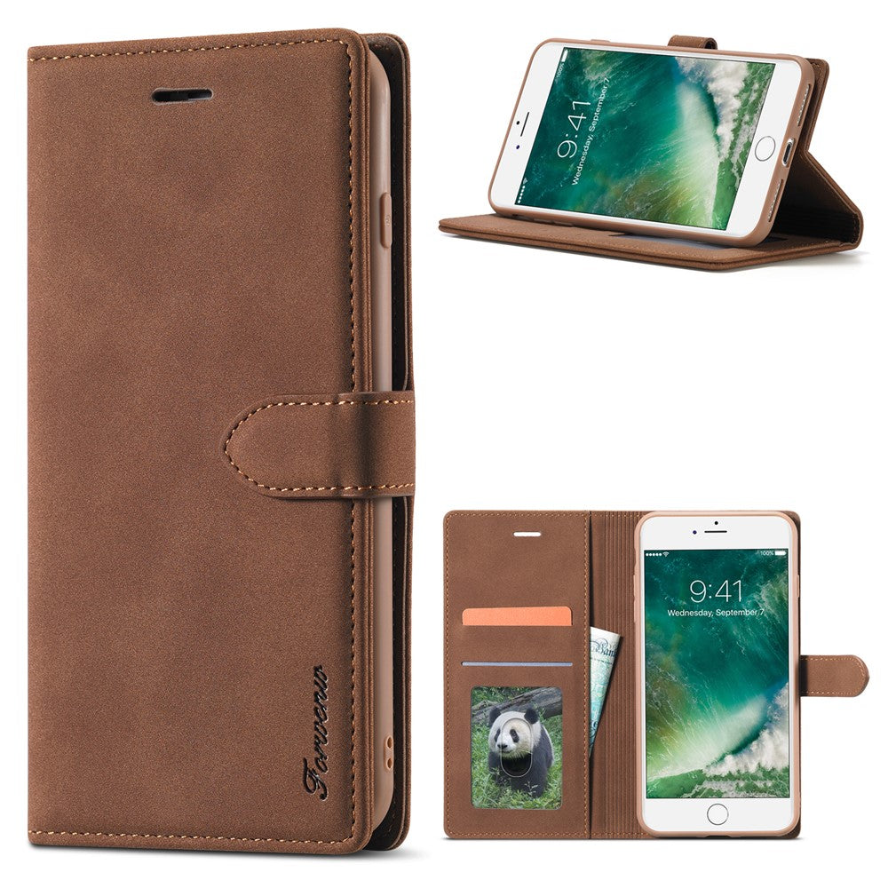 FORWENW F1 Series Leather Wallet Stand Cover Case for iPhone 7 / 8 / SE (2020)/SE (2022)