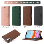 FORWENW F1 Series etui til iPhone 12/12 Pro – Læderpung og standcover