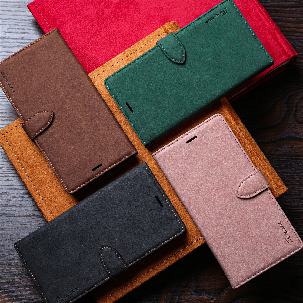 FORWENW F1 Series etui til iPhone 12/12 Pro – Læderpung og standcover