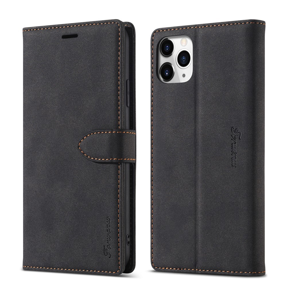 FORWENW F1 Series etui til iPhone 12/12 Pro – Læderpung og standcover