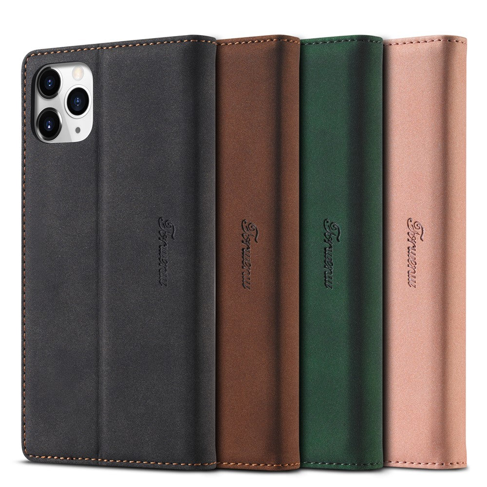FORWENW F1 Series etui til iPhone 12/12 Pro – Læderpung og standcover