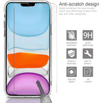Til iPhone 11 6.1 tommer TPU Telefoncover + Skærmbeskytter i hærdet glas