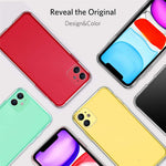 Til iPhone 11 6.1 tommer TPU Telefoncover + Skærmbeskytter i hærdet glas