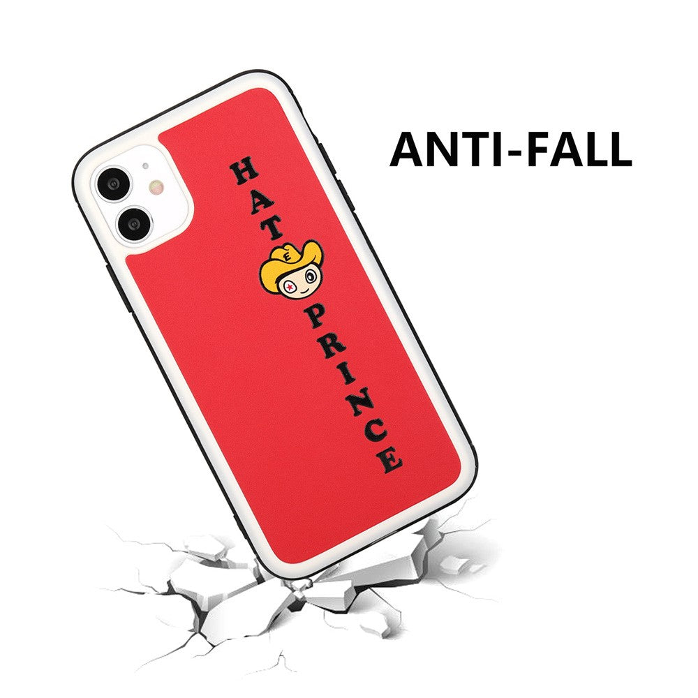 HAT PRINCE ENKAY Tecknad Serie PU-läderbelagt PC+TPU Hybrid Anti-fall-skal för iPhone 11 6,1 tum