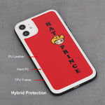 HAT PRINCE ENKAY Tecknad Serie PU-läderbelagt PC+TPU Hybrid Anti-fall-skal för iPhone 11 6,1 tum