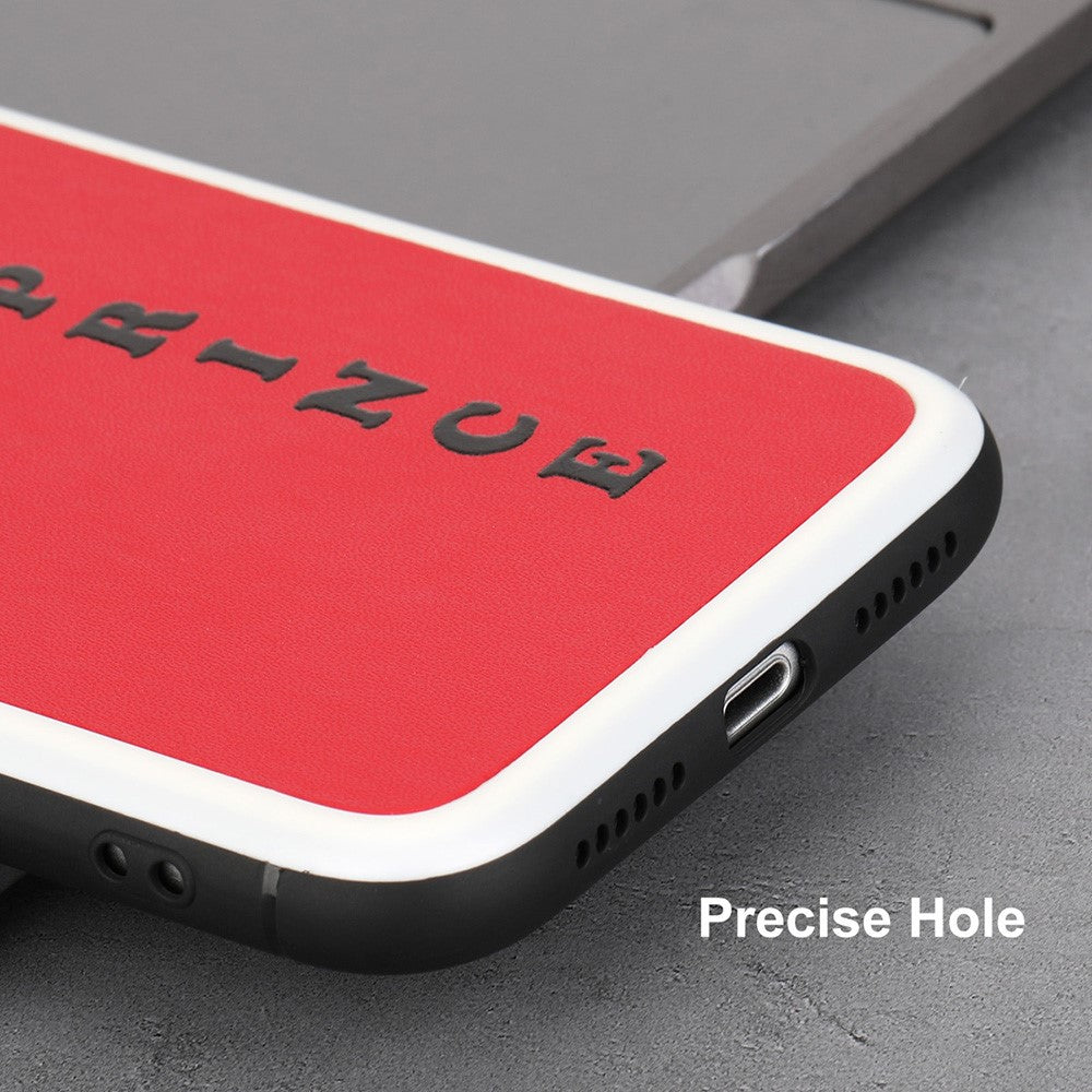 HAT PRINCE ENKAY Tecknad Serie PU-läderbelagt PC+TPU Hybrid Anti-fall-skal för iPhone 11 6,1 tum