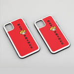 HAT PRINCE ENKAY Tecknad Serie PU-läderbelagt PC+TPU Hybrid Anti-fall-skal för iPhone 11 6,1 tum