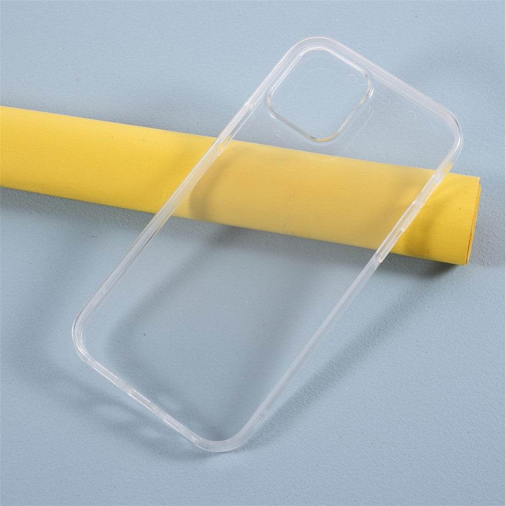 Hybrid PET + TPU + Akryl Transparent Heltäckande Skal till iPhone 12 Pro Max