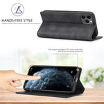 LC.IMEEKE Anti-drop Auto-absorbed Wallet Stand Leather Case for iPhone 11 Pro Max
