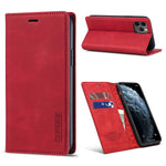 LC.IMEEKE Anti-drop Auto-absorbed Wallet Stand Leather Case for iPhone 11 Pro Max