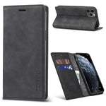 LC.IMEEKE Strong Magnetic Anti-drop Leather Phone Casing for iPhone 11 Pro