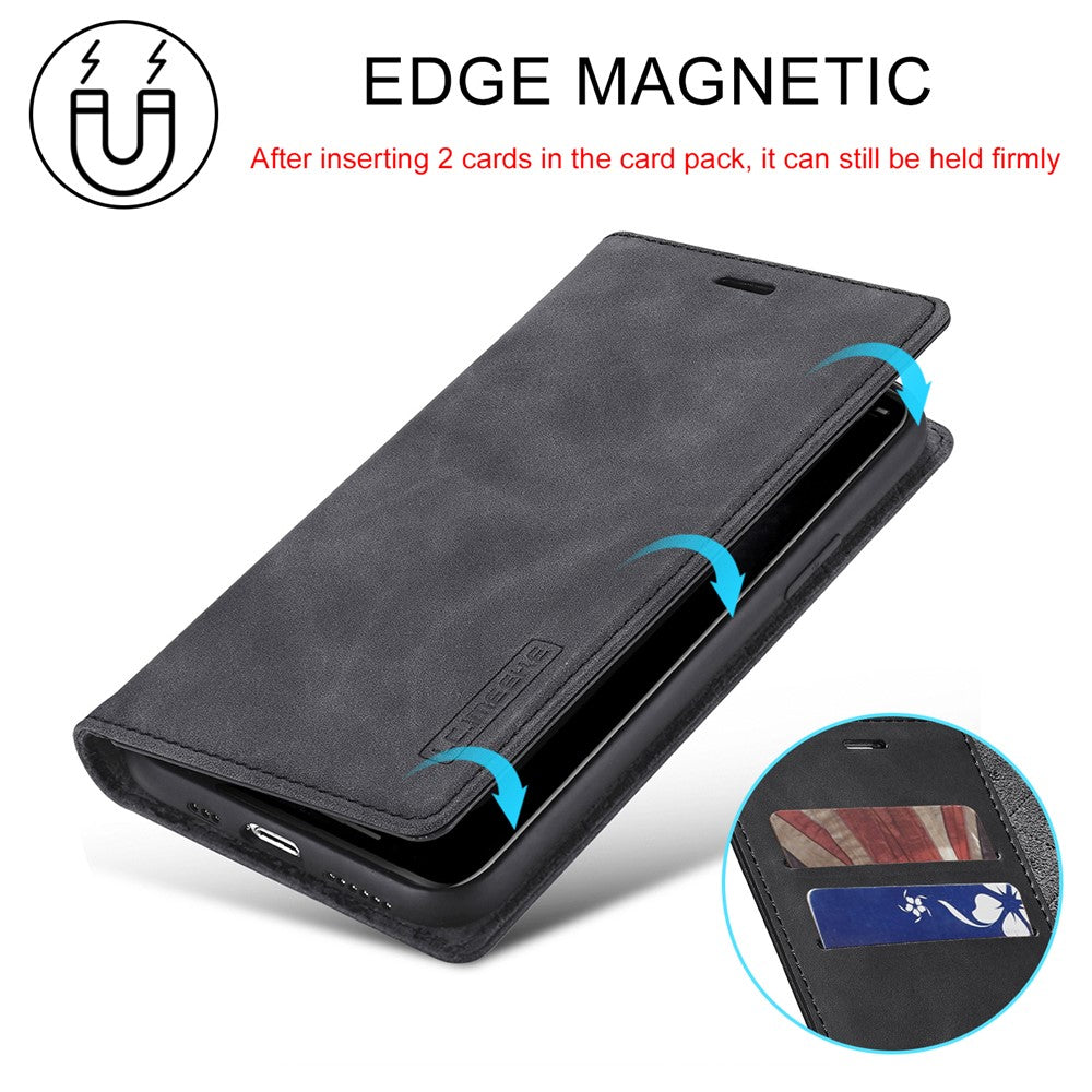 LC.IMEEKE Strong Magnetic Anti-drop Leather Phone Casing for iPhone 11 Pro
