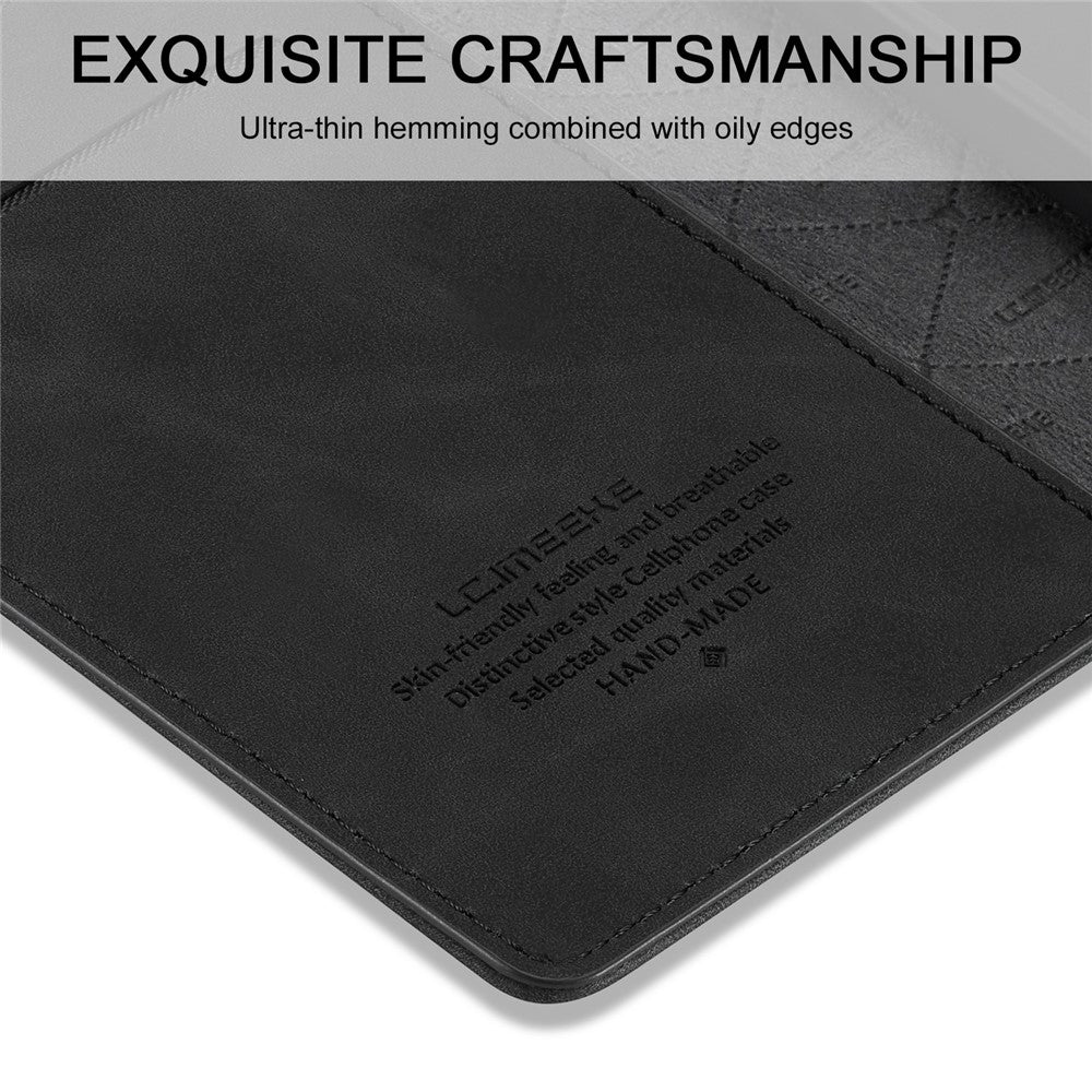 LC.IMEEKE Strong Magnetic Anti-drop Leather Phone Casing for iPhone 11 Pro