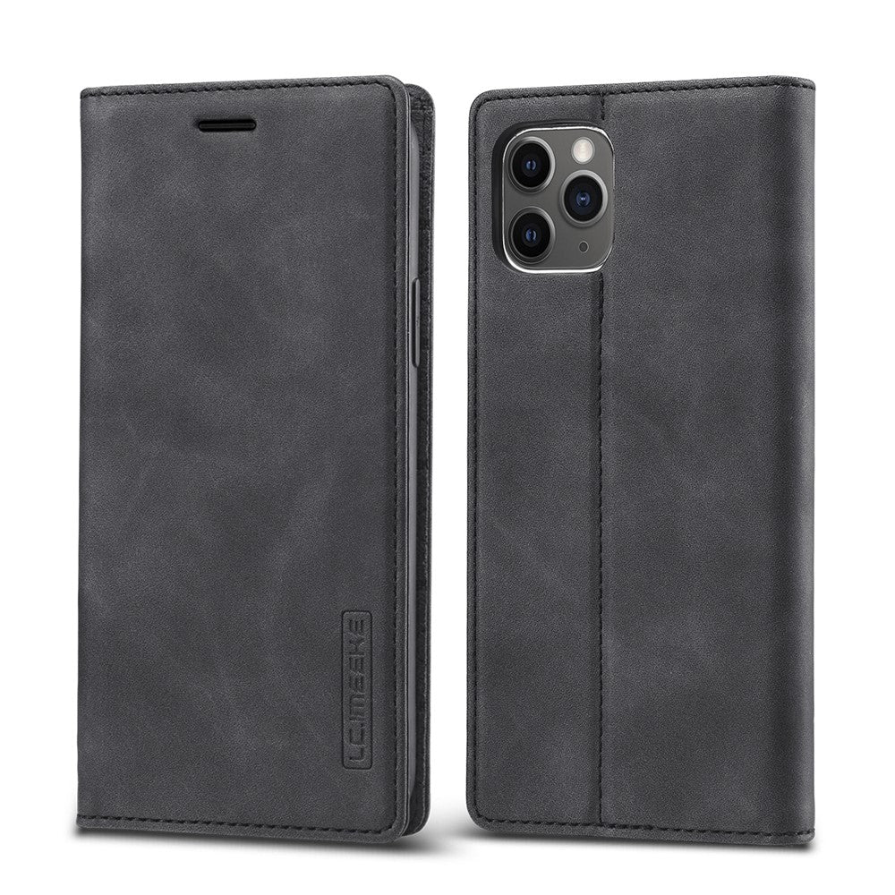 LC.IMEEKE Strong Magnetic Anti-drop Leather Phone Casing for iPhone 11 Pro