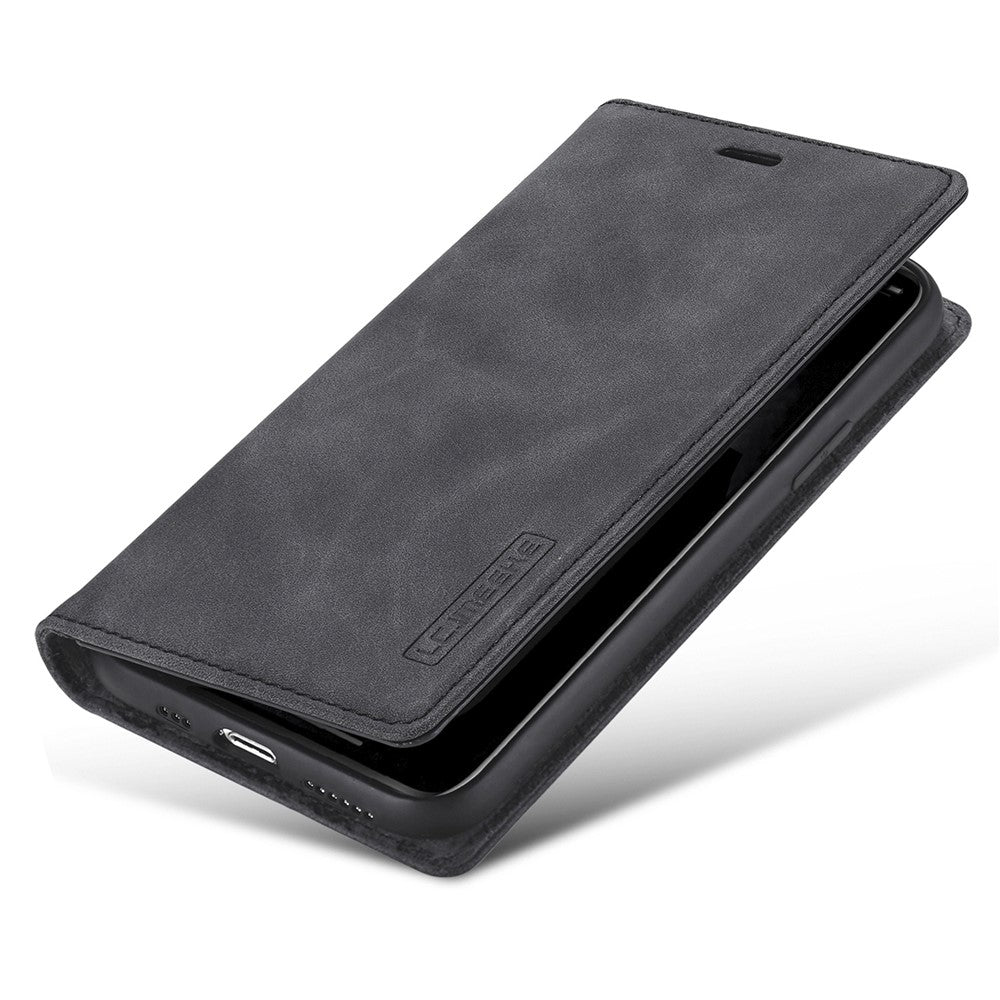 LC.IMEEKE Strong Magnetic Anti-drop Leather Phone Casing for iPhone 11 Pro