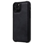 Til iPhone 12 / 12 Pro magnetisk lædercover mobilcover med aftagelig lynlåspung og rem