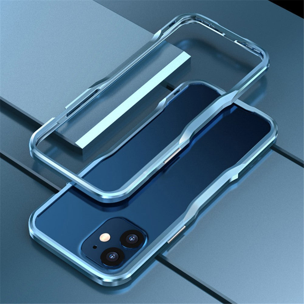 LUPHIE Metal Bumper-skal til iPhone 12 Mini
