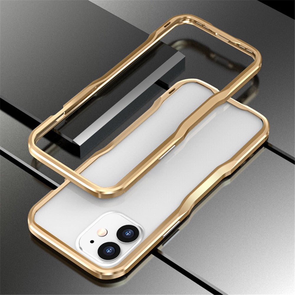 LUPHIE Metal Bumper-skal til iPhone 12 Mini