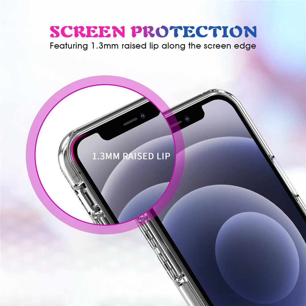 Clear TPU Phone Protective Back Cover [Support Wireless Charge] for iPhone 12 mini 5.4 inch