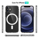 Clear TPU Phone Protective Back Cover [Support Wireless Charge] for iPhone 12 mini 5.4 inch