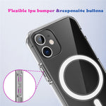 Clear TPU Phone Protective Back Cover [Support Wireless Charge] for iPhone 12 mini 5.4 inch