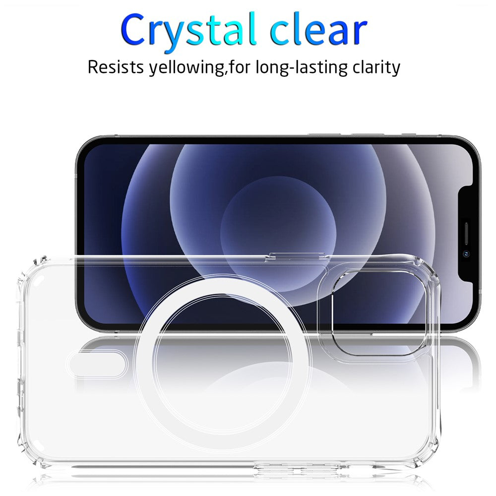 Stødresistent gennemsigtigt akryl + TPU-cover til iPhone 12 mini