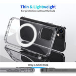 Stødresistent gennemsigtigt akryl + TPU-cover til iPhone 12 mini
