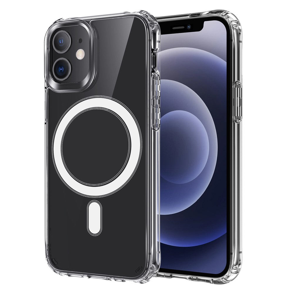 Transparent akryl + TPU-cover til iPhone 12/12 Pro Stødsikkert cover