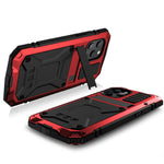 R-JUST Shockproof Dustproof Waterproof Protector Cover for iPhone 12 mini Kickstand Shell