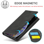 LC.IMEEKE Leather Wallet Stand Strong Magnetic Phone Protective Shell for iPhone XS Max