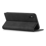 LC.IMEEKE Leather Wallet Stand Strong Magnetic Phone Protective Shell for iPhone XS Max