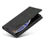 LC.IMEEKE Leather Wallet Stand Strong Magnetic Phone Protective Shell for iPhone XS Max