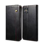 Waxy Crazy Horse Tekstur TPU + PU Læder Telefoncover til iPhone 12/12 Pro