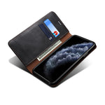 Waxy Crazy Horse Tekstur TPU + PU Læder Telefoncover til iPhone 12/12 Pro