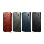 Waxy Crazy Horse Tekstur TPU + PU Læder Telefoncover til iPhone 12/12 Pro
