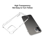 ENKAY Shockproof Clear TPU Case with [Full Glue] Full Covering Tempered Glass Protector for iPhone 12 Pro Max