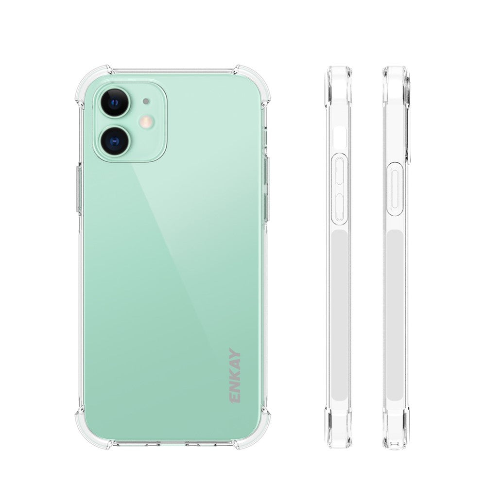 ENKAY HAT PRINCE ENK-PC049 Shockproof Clear TPU Case for iPhone 12 mini 5.4 inch