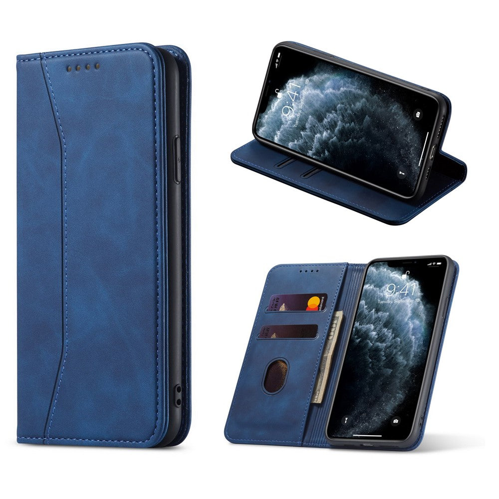Fantasy Series Auto-absorbed Leather Wallet Stand Case for iPhone 12 Pro Max