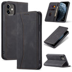 Fantasy Series Auto-absorbed Leather Wallet Stand Case for iPhone 12 Pro / iPhone 12