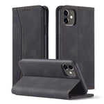 Fantasy Series Auto-absorbed Leather Wallet Stand Case for iPhone 12 Pro / iPhone 12