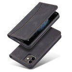 Fantasy Series Auto-absorbed Leather Wallet Stand Case for iPhone 12 Pro / iPhone 12