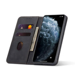 Fantasy Series Auto-absorbed Leather Wallet Stand Case for iPhone 12 Pro / iPhone 12