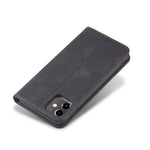 Fantasy Series Auto-absorbed Leather Wallet Stand Case for iPhone 12 Pro / iPhone 12