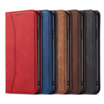 Fantasy Series Auto-absorbed Leather Wallet Stand Case for iPhone 12 Pro / iPhone 12